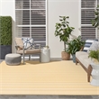 Nourison Positano 9' x 12' Fabric Yelow Ivory Area Rug