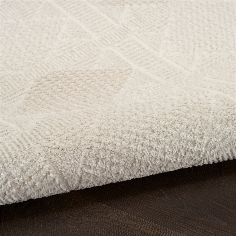 Nourison Home Nordic 8' x 10' PolyesterIvory Beige Area Rug