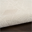 Nourison Home Nordic 8' x 10' PolyesterIvory Beige Area Rug