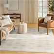 Nourison Home Nordic 8' x 10' PolyesterIvory Beige Area Rug