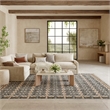 Nourison Home Nordic 8' x 10' Polyester Ivory Multicolor Area Rug