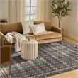 Nourison Home Nordic 8' x 10' Polyester Ivory Multicolor Area Rug