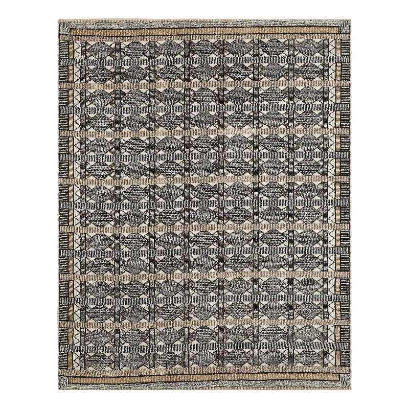 Nourison Home Nordic 8' x 10' Polyester Ivory Multicolor Area Rug