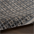 Nourison Home Nordic 8' x 10' PolyesterBlack Taupe Art Deco Area Rug