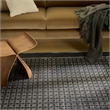 Nourison Home Nordic 8' x 10' PolyesterBlack Taupe Art Deco Area Rug