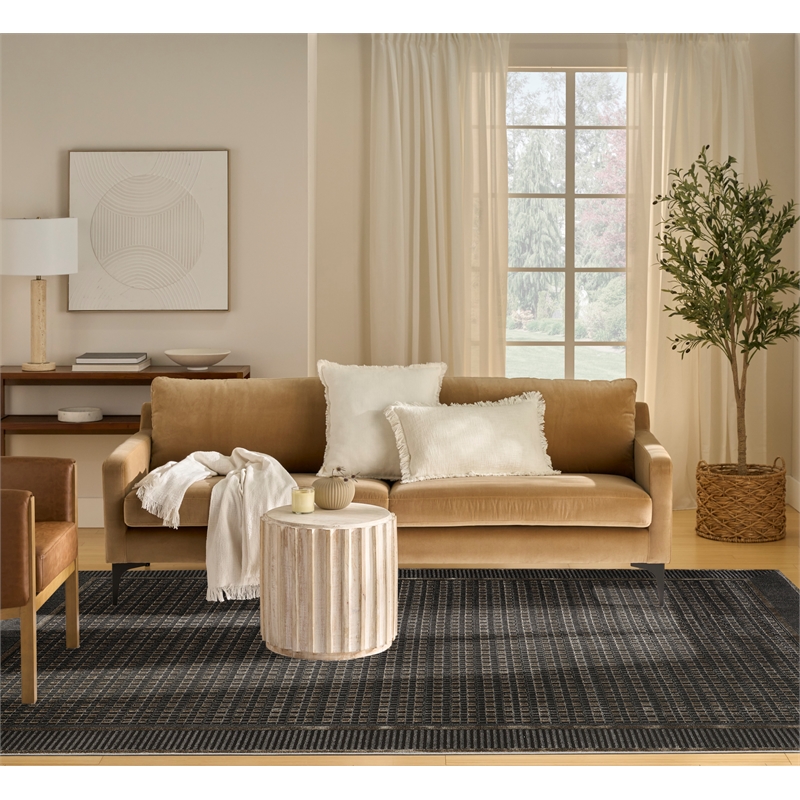 Nourison Home Nordic 8' x 10' PolyesterBlack Taupe Art Deco Area Rug