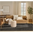 Nourison Home Nordic 8' x 10' PolyesterBlack Taupe Art Deco Area Rug