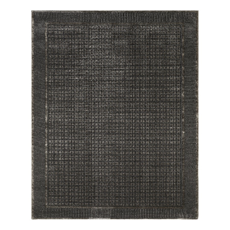 Nourison Home Nordic 8' x 10' PolyesterBlack Taupe Art Deco Area Rug