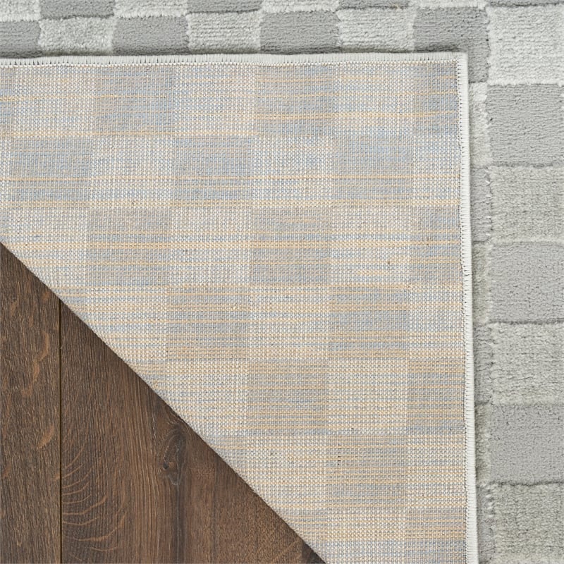 Nourison Home Serenity Home 8' x 10' Polyester Grey Area Rug
