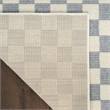 Nourison Home Serenity Home 6' x 9' Polyester Ivory Blue Area Rug