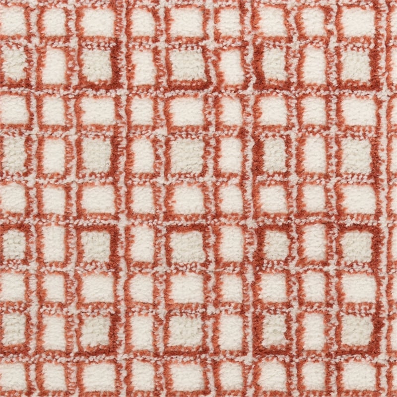 Nourison Home Nordic 5' x 7' Polyester Brick Ivory Area Rug