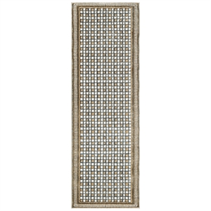 Nourison Home Nordic 6' Runner Polyester Multicolor Area Rug