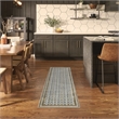 Nourison Home Nordic 6' Runner Polyester Multicolor Area Rug