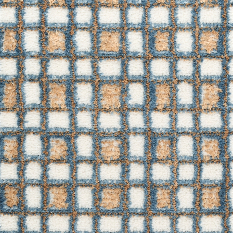 Nourison Home Nordic 6' Runner Polyester Multicolor Area Rug