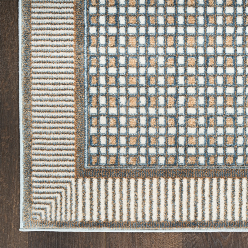Nourison Home Nordic 5' x 7' Polyester Multicolor Area Rug