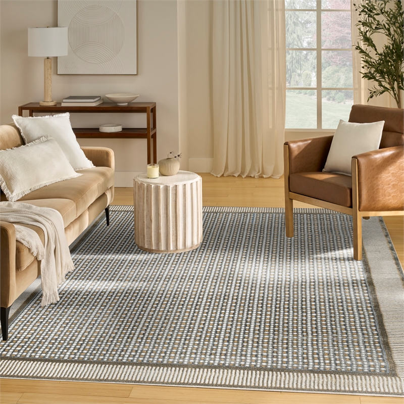 Nourison Home Nordic 8' x 10' Polyester Multicolor Area Rug