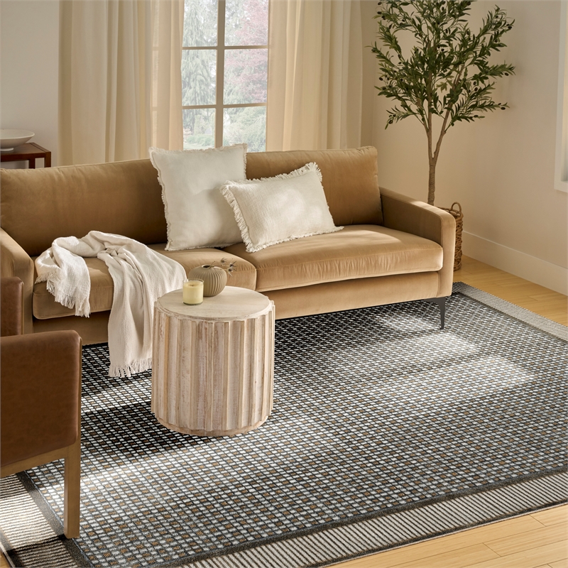 Nourison Home Nordic 8' x 10' Polyester Multicolor Area Rug