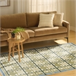 Nourison Home Nordic 4' x 6' Polyester Green Blue Area Rug
