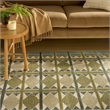 Nourison Home Nordic 5' x 7' Polyester Green Blue Area Rug