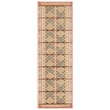 Nourison Home Nordic 6' Runner PolyesterRust Multicolor Area Rug