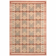 Nourison Home Nordic 4' x 6' Polyester Rust Multicolor Area Rug