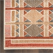 Nourison Home Nordic 8' x 10' Polyester Rust Multicolor Area Rug