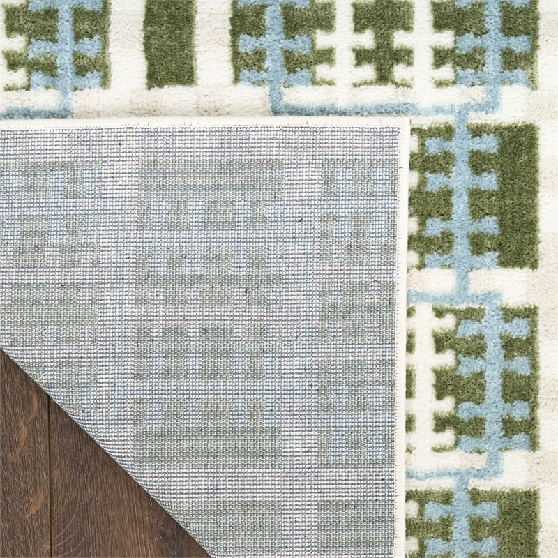 Nourison Home Nordic 8' x 10' PolyesterBlue Green Area Rug