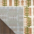 Nourison Home Nordic 4' x 6' Polyester Multicolor Area Rug