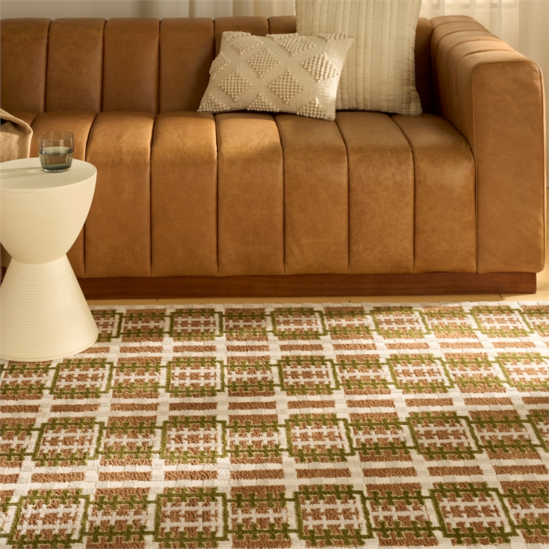 Nourison Home Nordic 4' x 6' Polyester Multicolor Area Rug