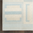 Nourison Home Nordic 6' Runner PolyesterIvory Blue Area Rug