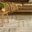 Nourison Home Nordic 5' x 7' Polyester Ivory Blue Area Rug