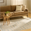 Nourison Home Nordic 5' x 7' Polyester Ivory Blue Area Rug