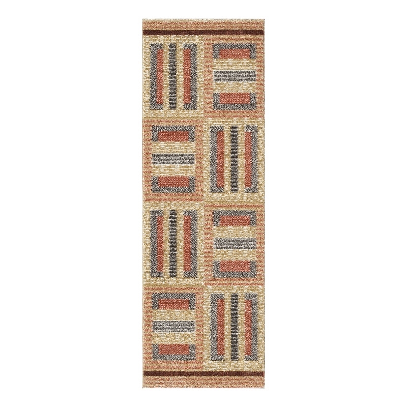 Nourison Home Nordic 6' Runner PolyesterMulticolor Area Rug