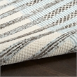 Nourison Home Nordic 6' Runner PolyesterIvory Blue Area Rug