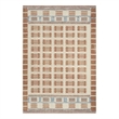 Nourison Home Nordic 4' x 6' Polyester Ivory Rust Area Rug