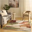 Nourison Home Nordic 4' x 6' Polyester Beige Multicolor Area Rug