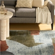 Nourison Home Nordic 5' x 7' Polyester Blue Multicolor Area Rug