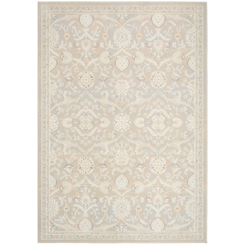 Nourison Home Isla 8' x 10' Polyester Light Grey Area Rug