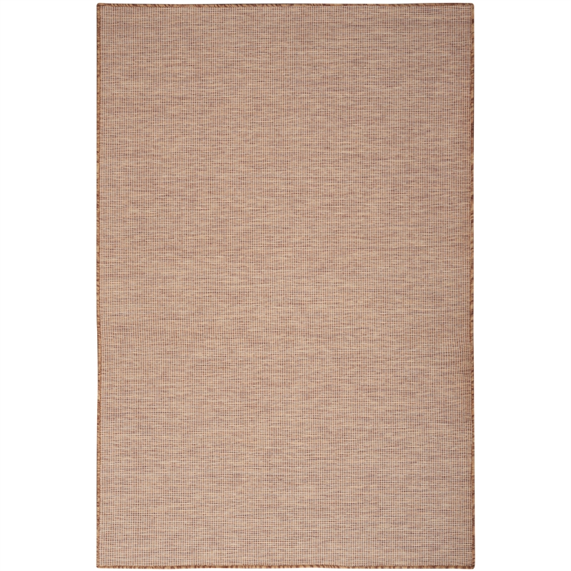 Nourison Positano 6' x 9' Beige Fabric Modern Rug
