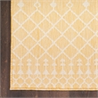 Nourison Positano 6' x 9' Fabric Yellow Area Rug