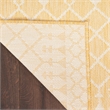 Nourison Positano 6' x 9' Fabric Yellow Area Rug