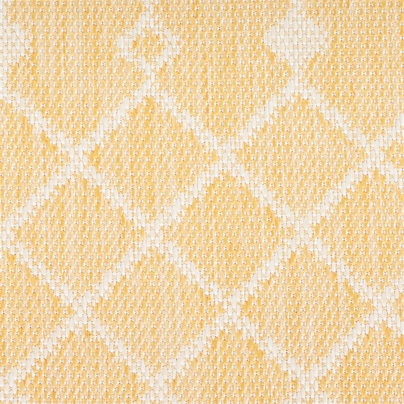 Nourison Positano 9' x 12' Fabric Yellow Area Rug