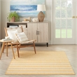 Nourison Positano 6' x 9' Fabric Yelow Ivory Area Rug