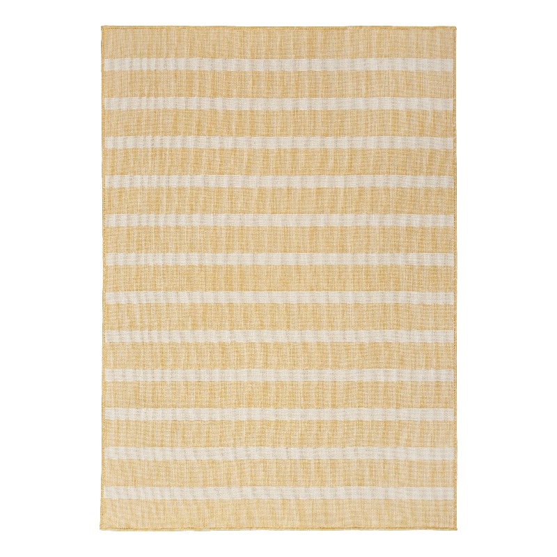 Nourison Positano 6' x 9' Fabric Yelow Ivory Area Rug