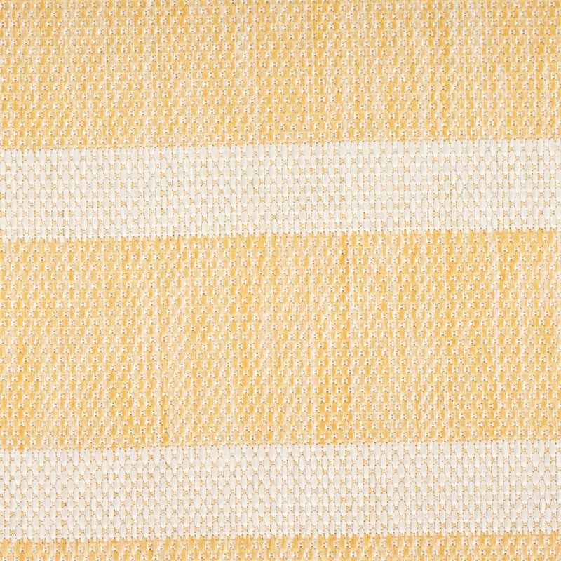 Nourison Positano 7' x 10' Fabric Yelow Ivory Area Rug