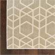 Nourison Home Washable Charm 4' x 6' Polyester Silver Ivory Area Rug