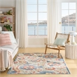 Nourison Home Aloha 5' x 8' Fabric Grey Multicolor Area Rug