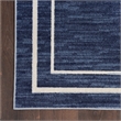 Nourison Home Nourison Essentials 7' x 10' FabricNavy Ivory Area Rug