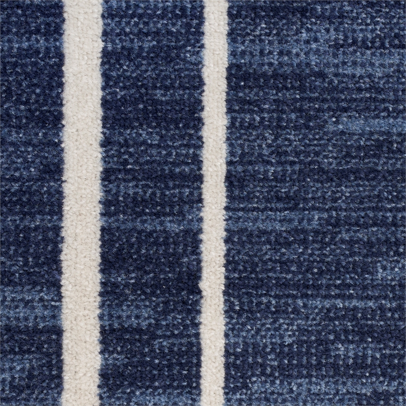 Nourison Home Nourison Essentials 7' x 10' FabricNavy Ivory Area Rug