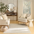 Nourison Home Washable Charm 6' x 9' Polyester Ivory Area Rug